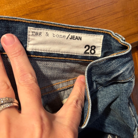 Rag & Bone X Boyfriend Embroidered Jeans Size 28 - Picture 6 of 11